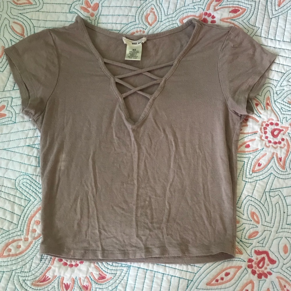 Wet Seal Crop Top